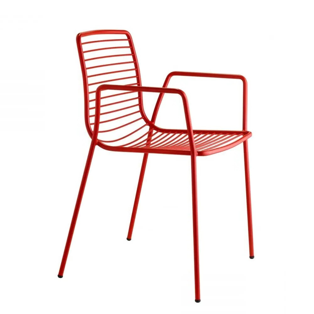 Krzesło Ogrodowe Summer Z Podł. Czerwone Scab Design