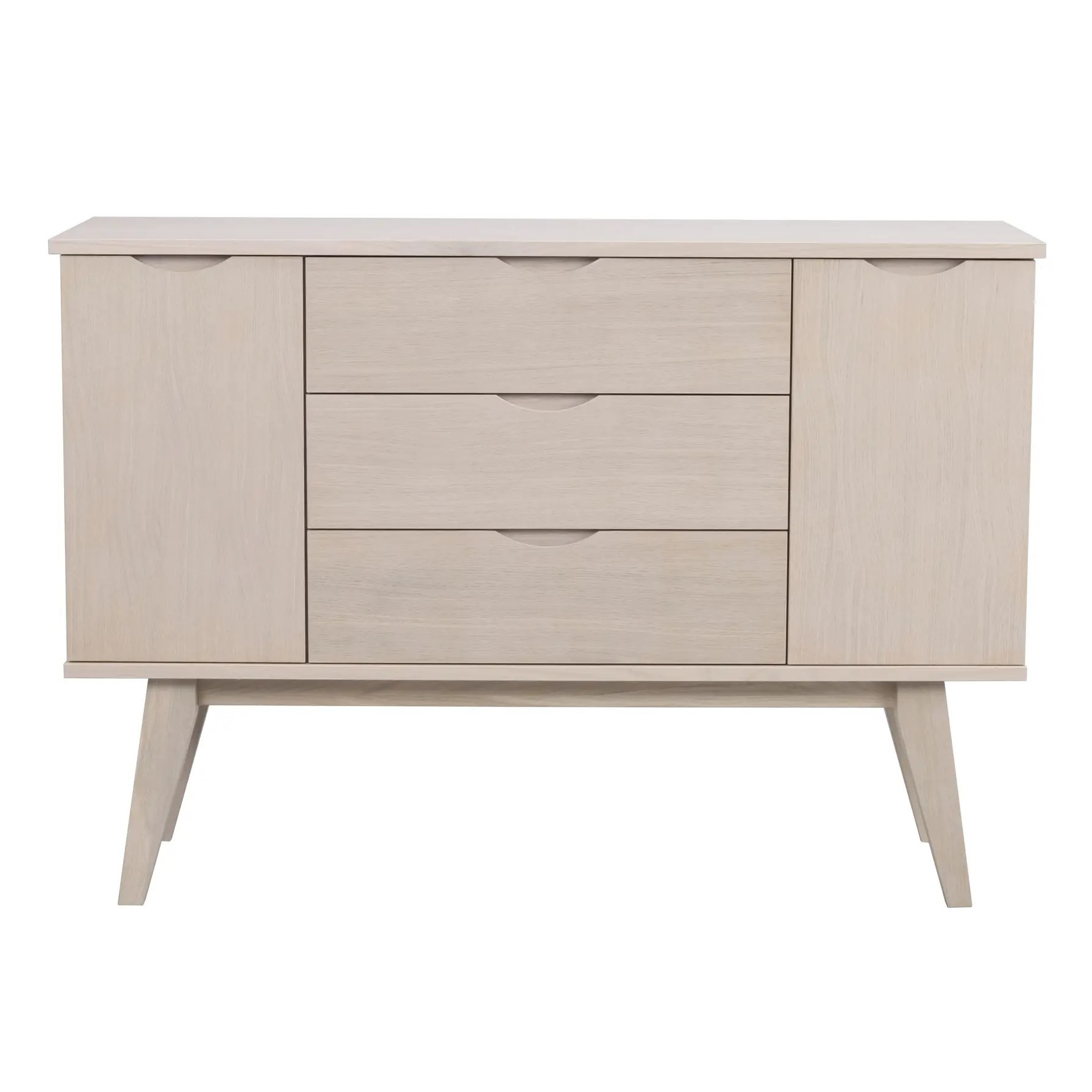 Komoda Filippa 122 Cm Dąb Bielony Rowico