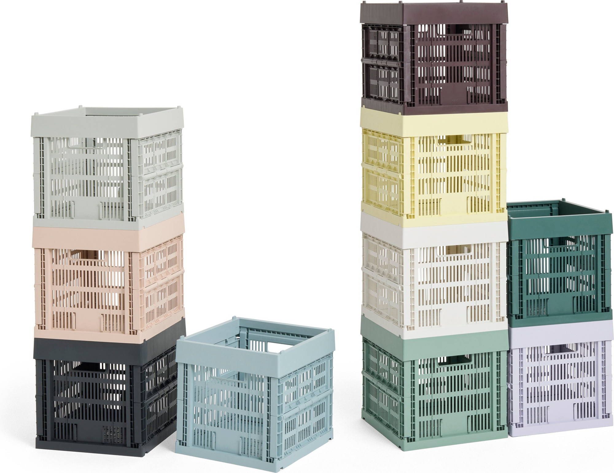 Skrzynka Colour Crate Cube Złamana Biel Hay