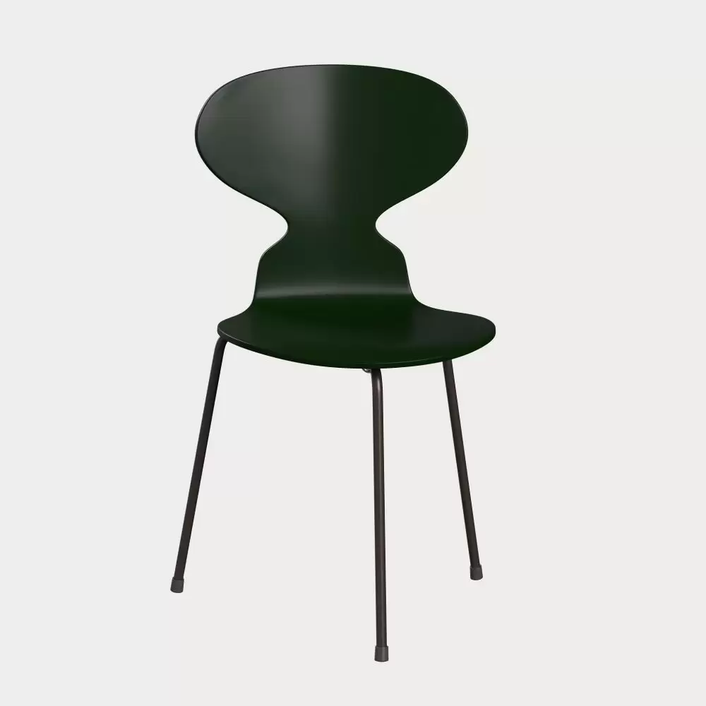 Krzesło ANT 3100 lakier ciemna zieleń Fritz Hansen