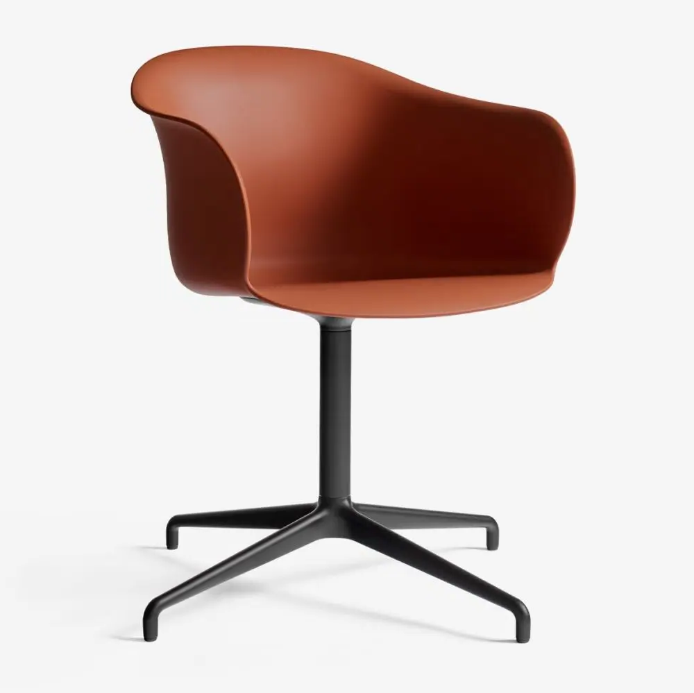 Krzesło Biurowe Elefy Jh32 Copper Brown Black Andtradition
