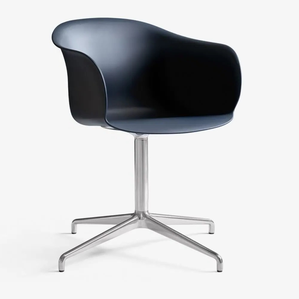 Krzesło Biurowe Elefy Jh32 Midnight Blue Aluminium Andtradition