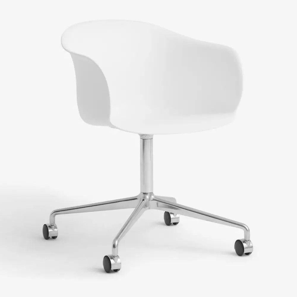 Krzesło Biurowe Elefy Jh36 White Aluminium Andtradition