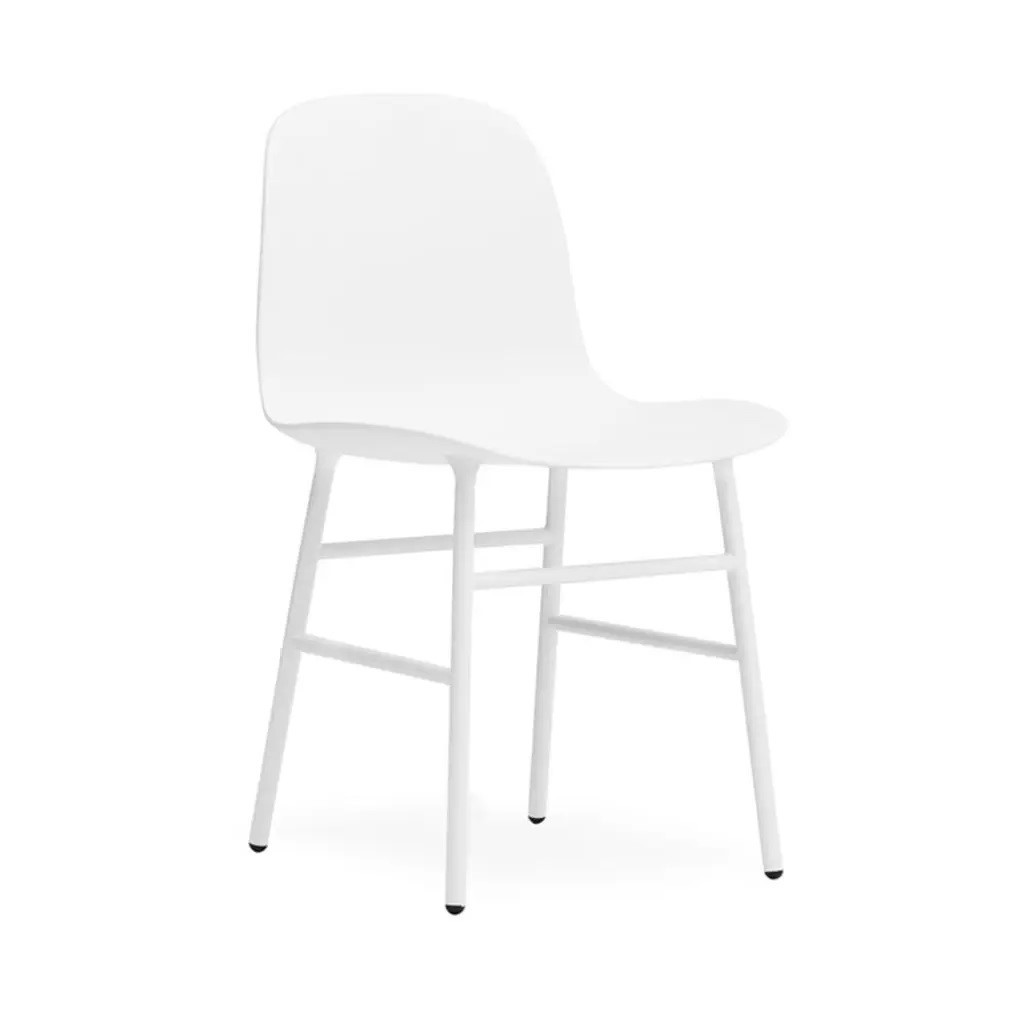 Krzesło Form Metalowa Podstawa Białe Normann Copenhagen