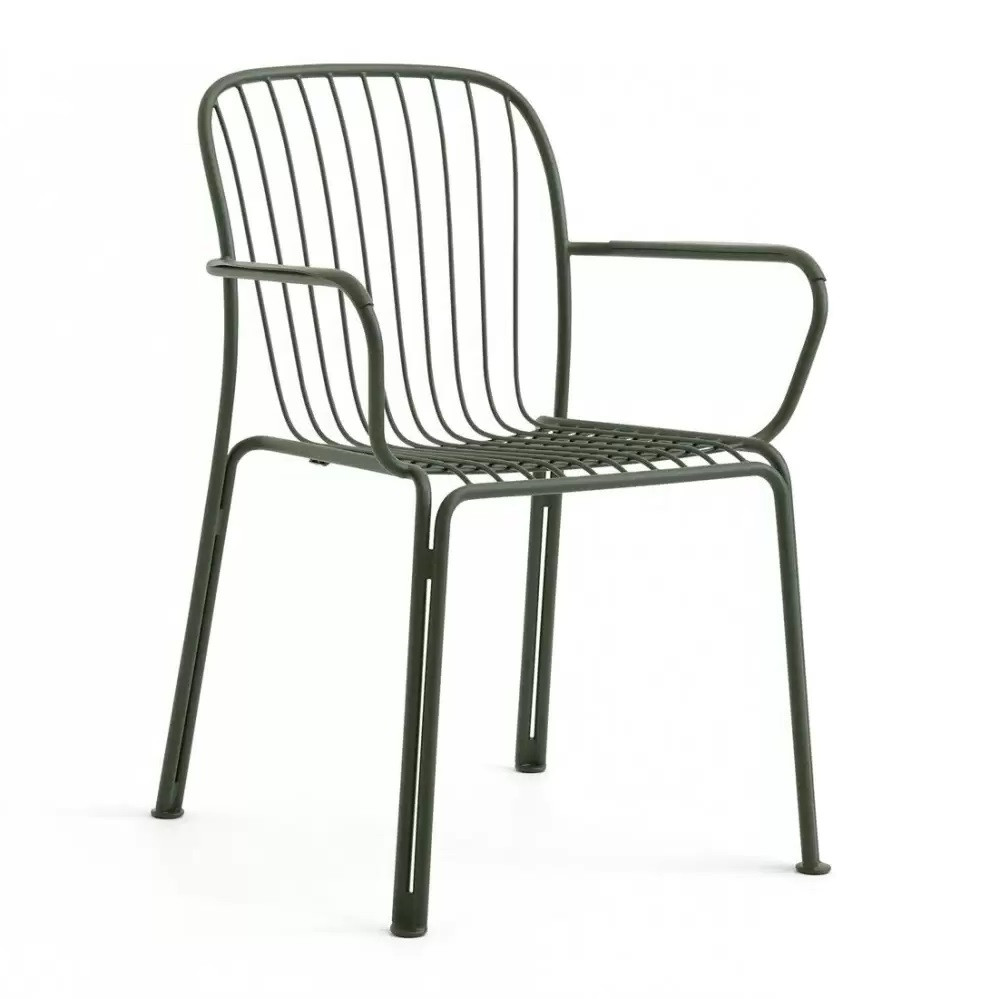 Krzesło Ogrodowe Thorvald Sc95 Brązowo-Zielone Andtradition