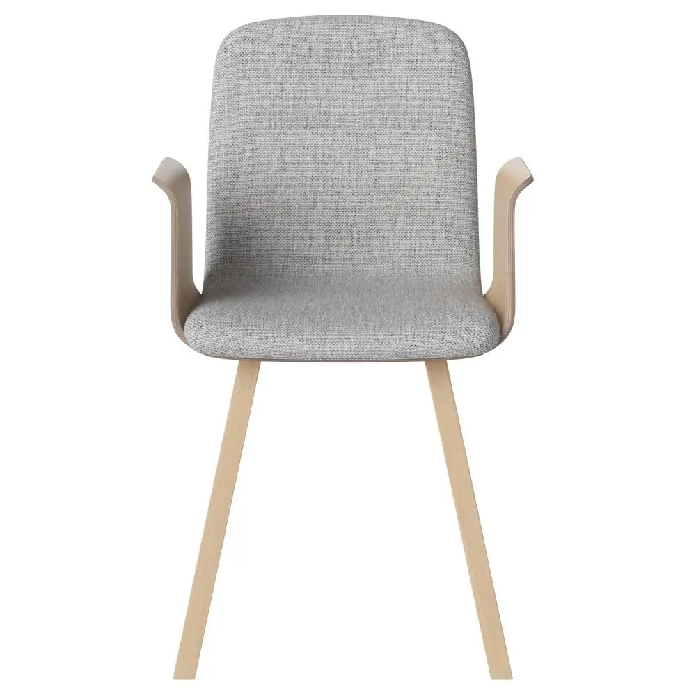 Krzesło Palm dąb bielony London, Light Grey Bolia