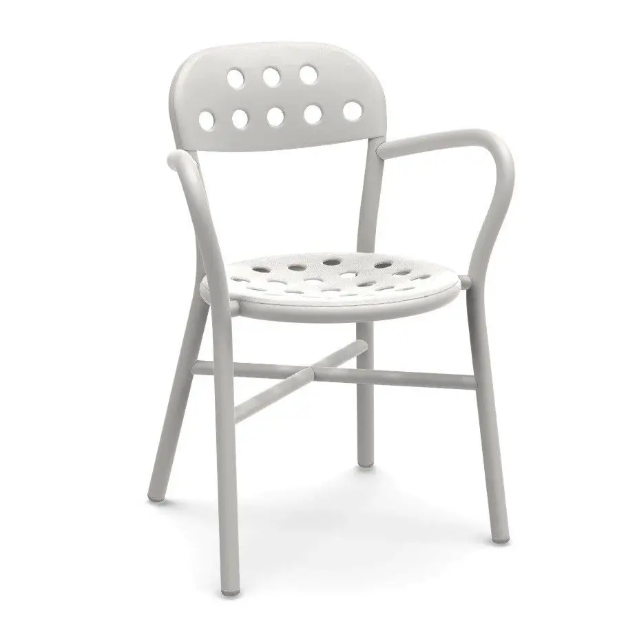 Krzesło Pipe z podłokietnikami białe Magis