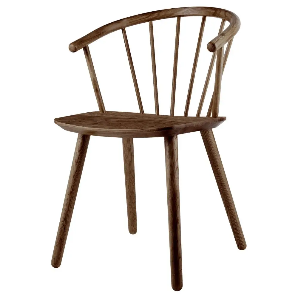 Krzesło Sleek dąb przydymiony Bolia