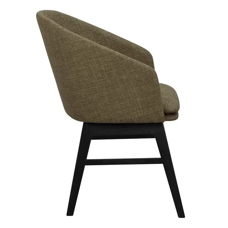 Krzesło Windham zielone-czarny dąb Rowico