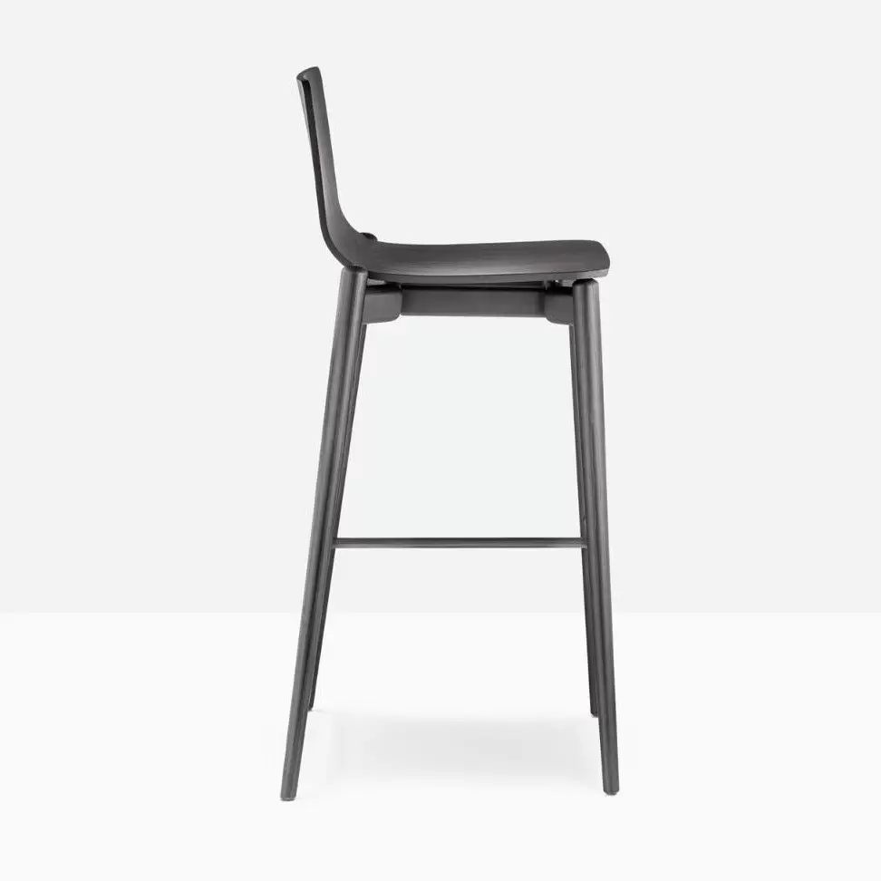 Krzesło barowe Malmo 236 jesion czarny Pedrali
