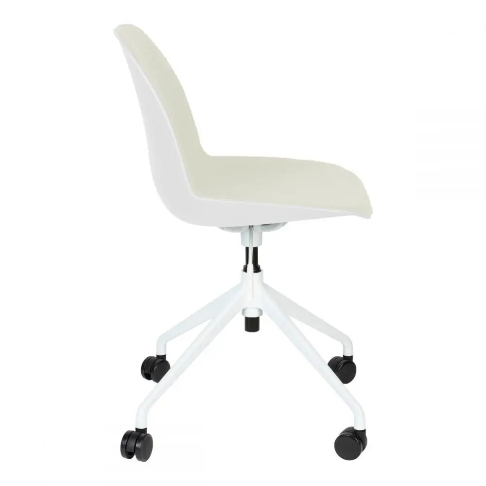 Krzesło biurowe Albert Kuip Białe Zuiver