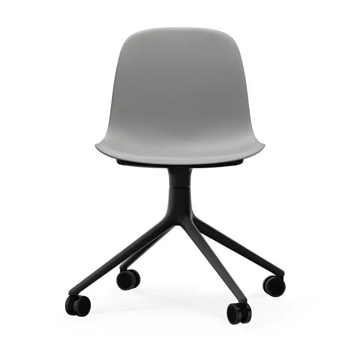 Krzesło biurowe Form czarna podstawa szare Normann Copenhagen