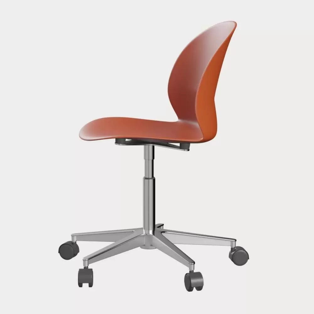 Krzesło biurowe N02-30 ciemny pomarańcz Fritz Hansen