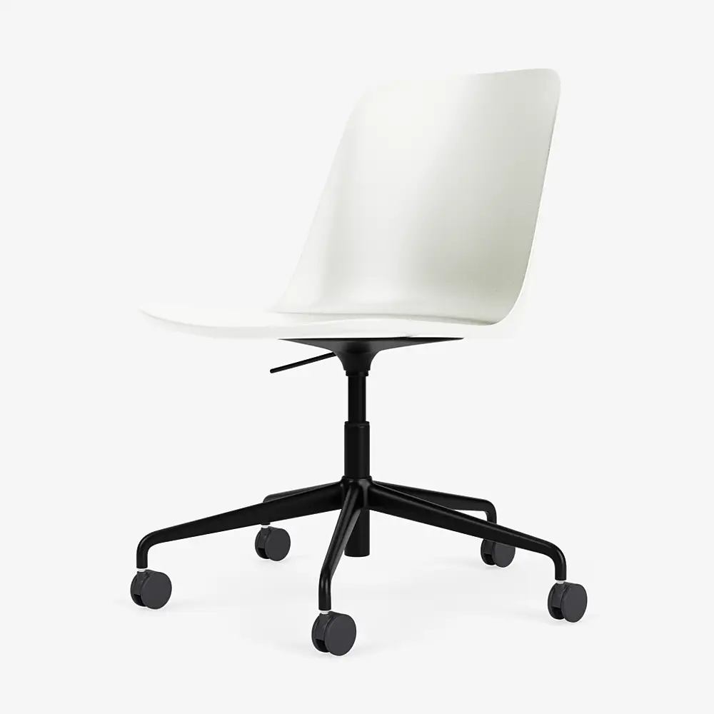 Krzesło biurowe Rely HW28 białe Andtradition