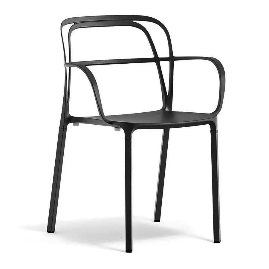 Krzesło ogrodowe Intrigo 3715 czarne Pedrali