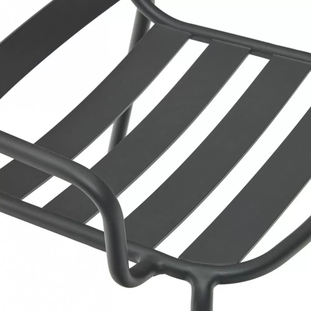Krzesło ogrodowe Joncols ciemnoszare La Forma