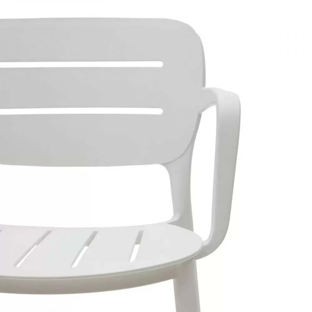 Krzesło ogrodowe Morella białe La Forma