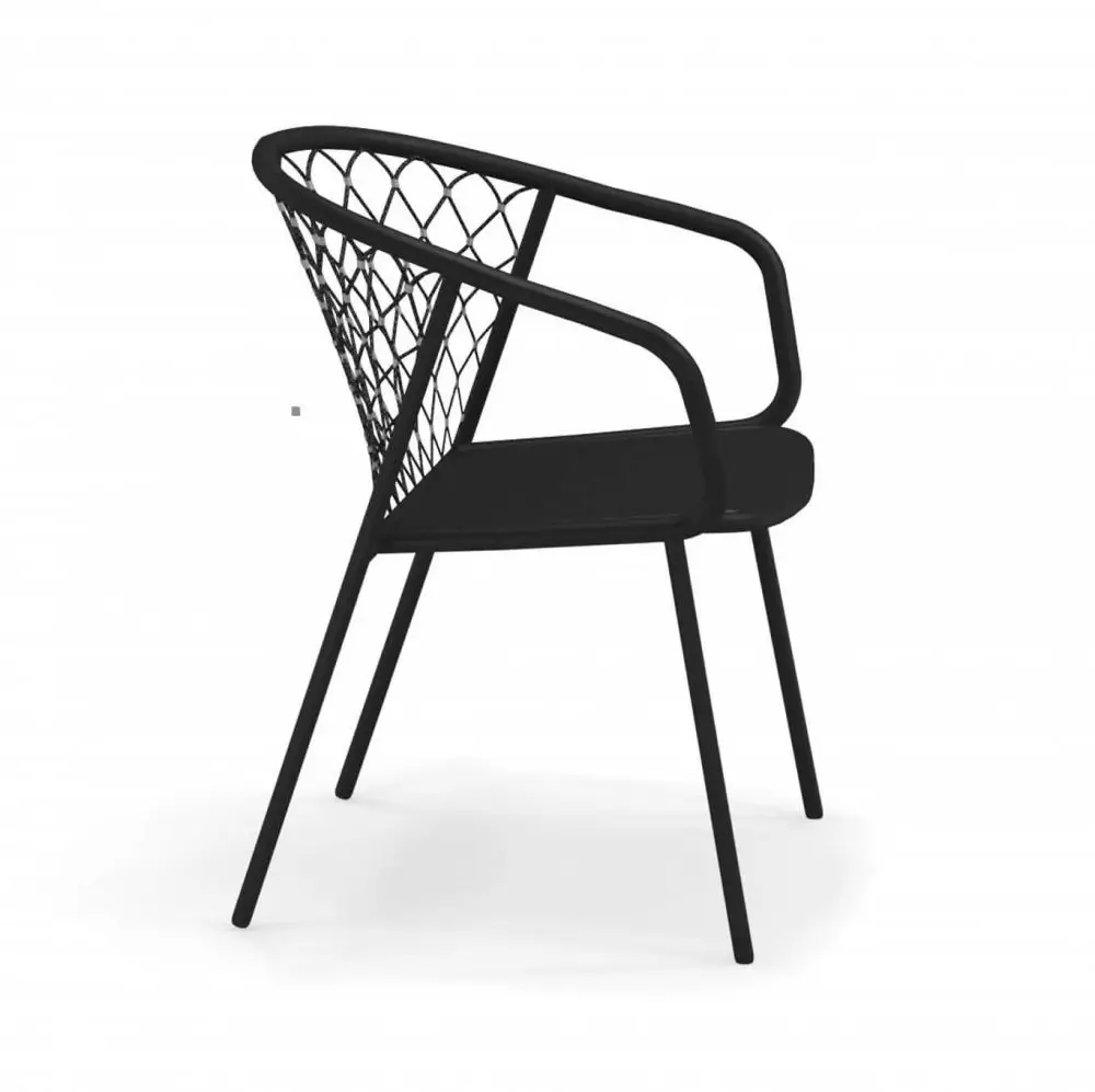 Krzesło ogrodowe Nef czarne Emu