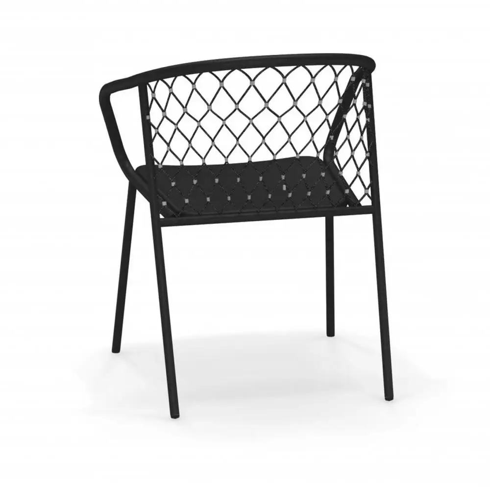 Krzesło ogrodowe Nef czarne Emu