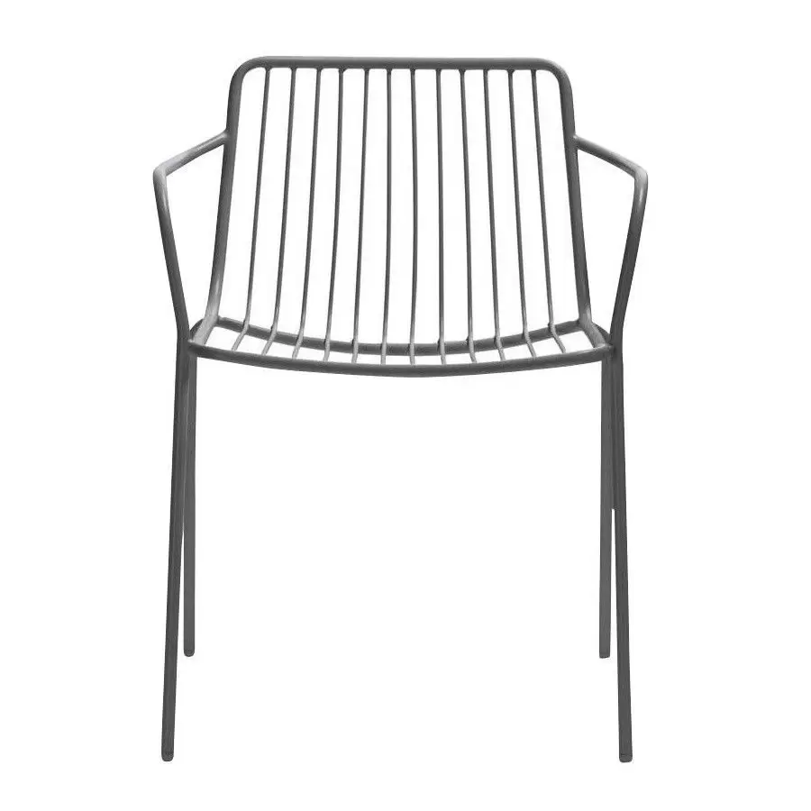 Krzesło ogrodowe Nolita 3655 antracytowe Pedrali