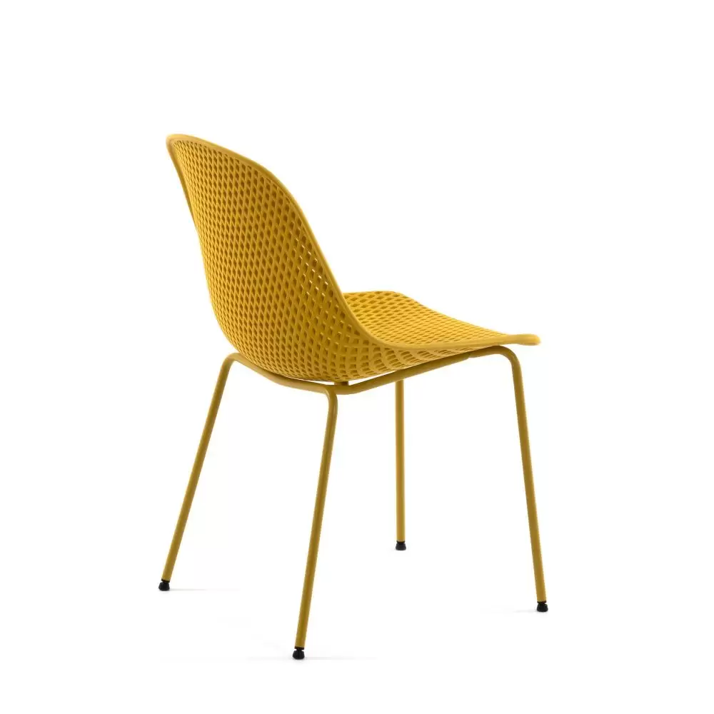 Krzesło ogrodowe Quinby żółte La Forma