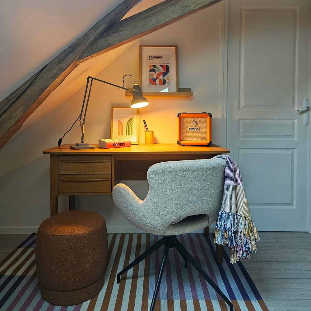 Lampa Biurkowa Original 1227 Brass Elephant Grey Anglepoise