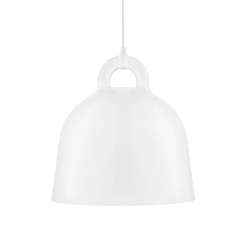 Lampa Wisząca Bell Medium Biała Normann Copenhagen