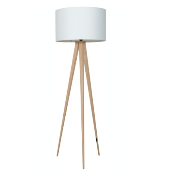 Lampa Podłogowa Heavy Wood White Nowoczesne Meble Design