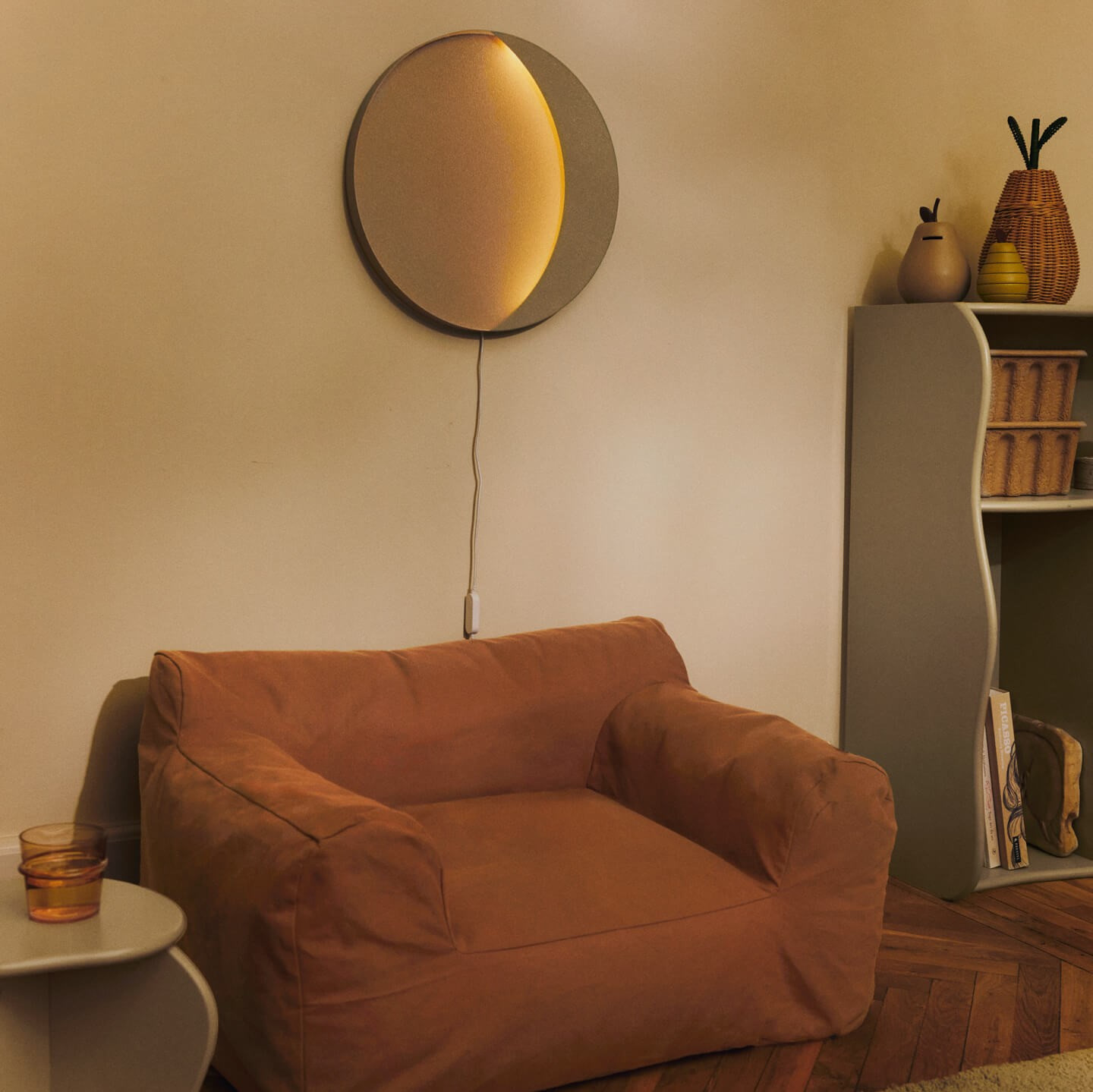 Lampa Ścienna Neba Zielona Ferm Living