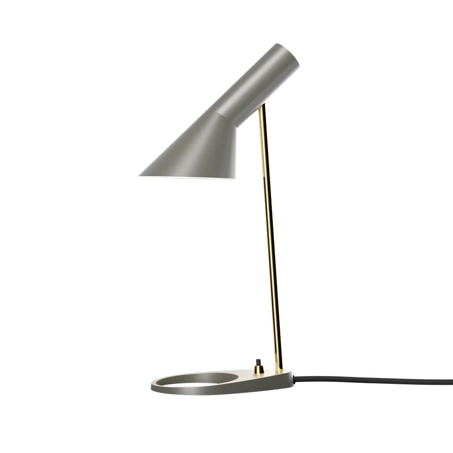 Lampa Stołowa Aj Mini Mosiężno-Szara Louis Poulsen