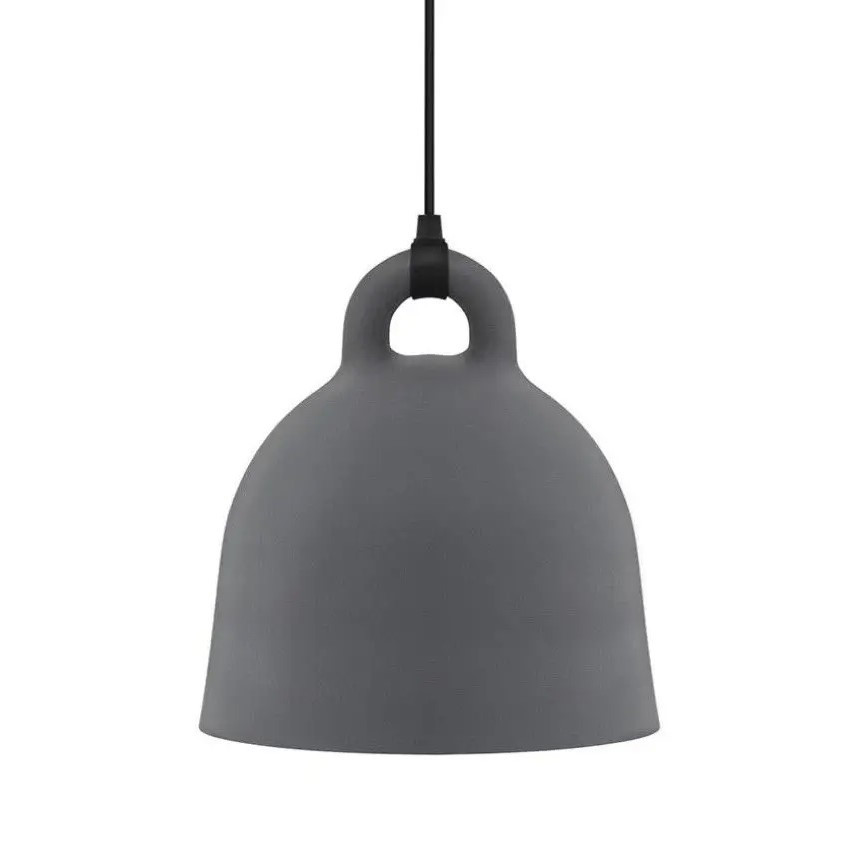 Lampa Wisząca Bell Medium Szara Normann Copenhagen