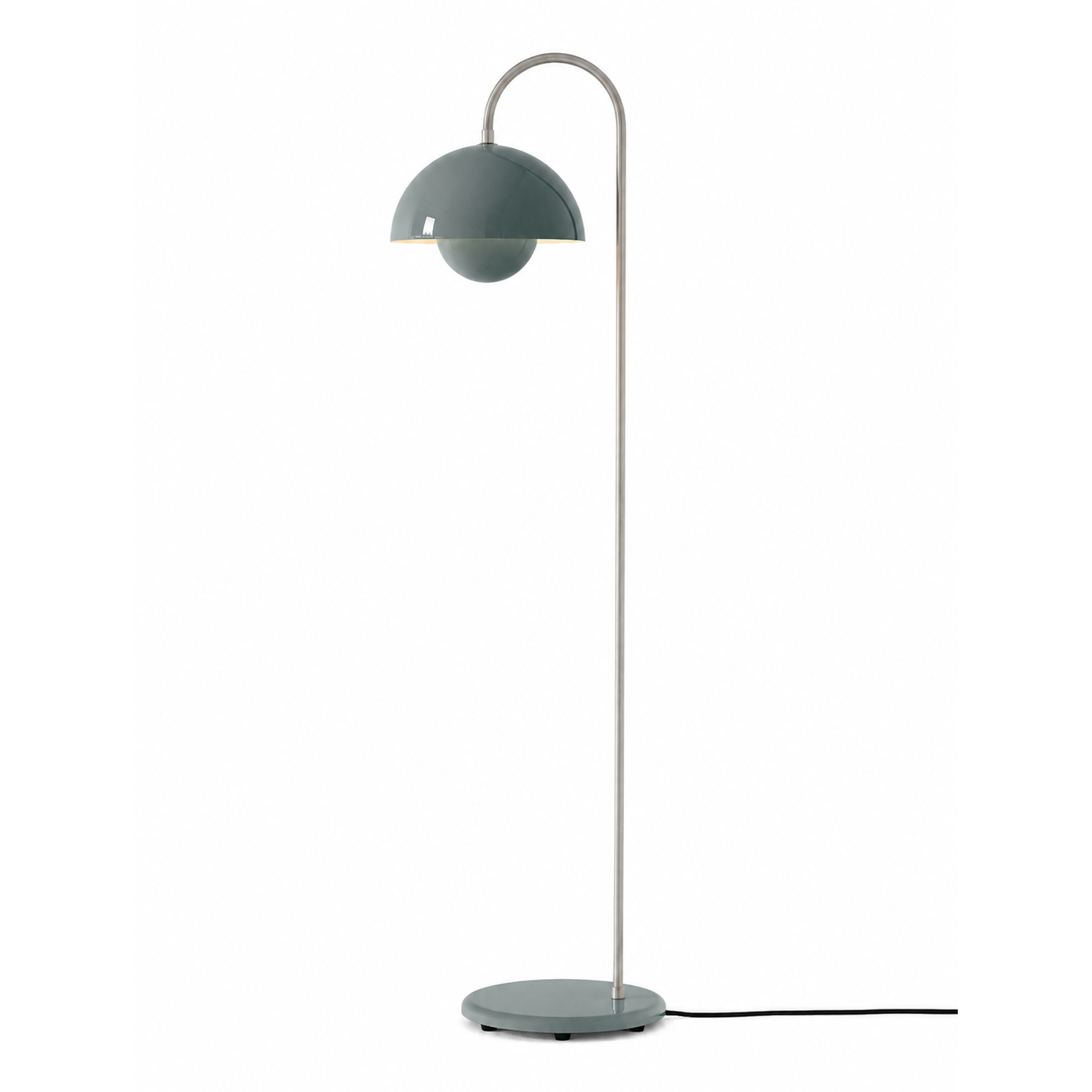 Lampa Podłogowa Flowerpot Vp12 Szaroniebieska Andtradition