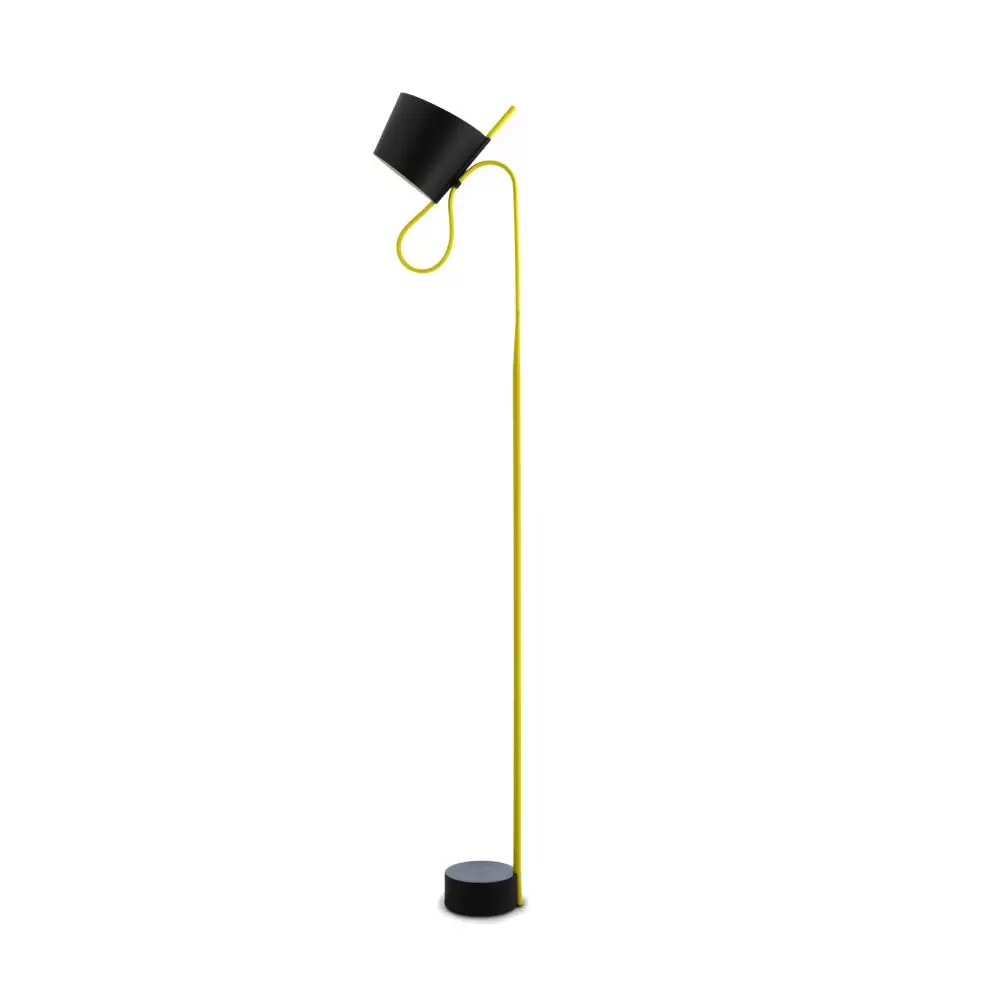 Lampa podłogowa Rope Trick żółta Hay
