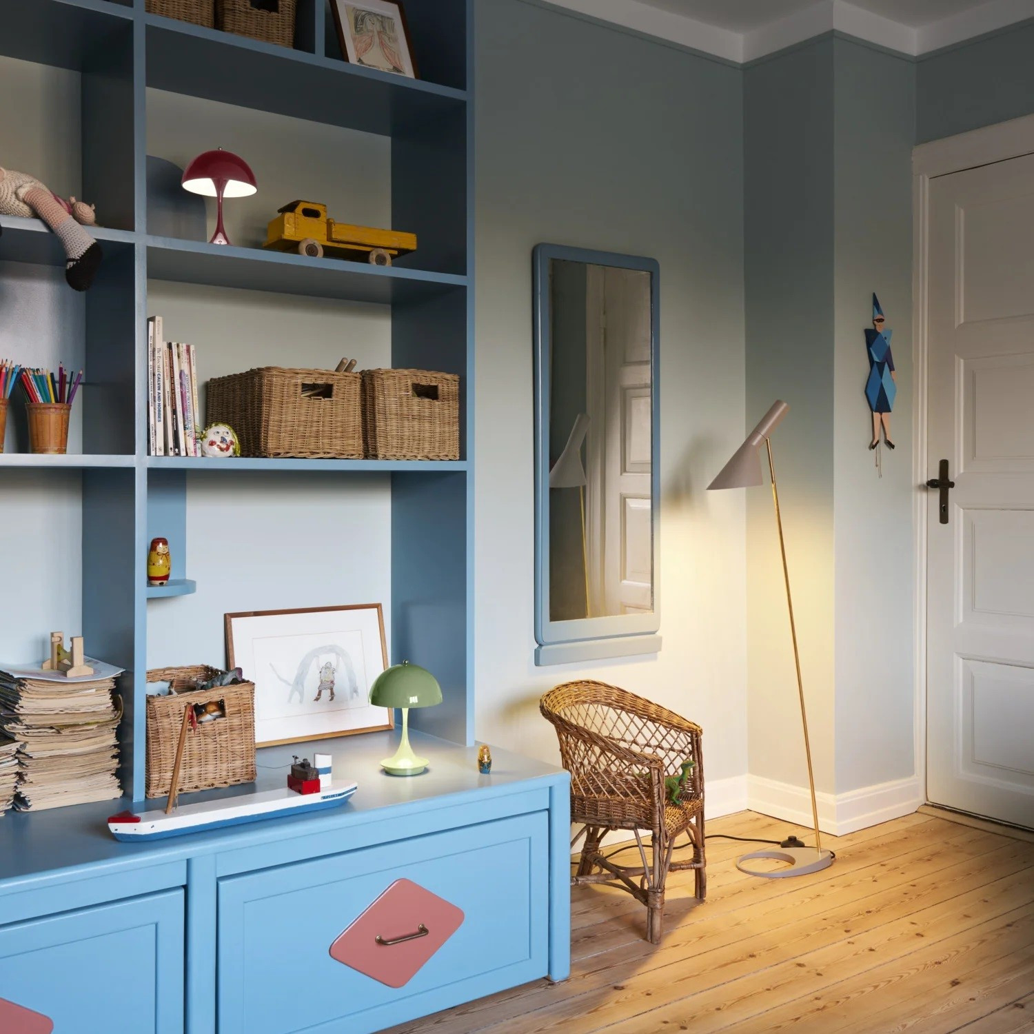 Lampa Przenośna Panthella 160 Portable Zielona Louis Poulsen