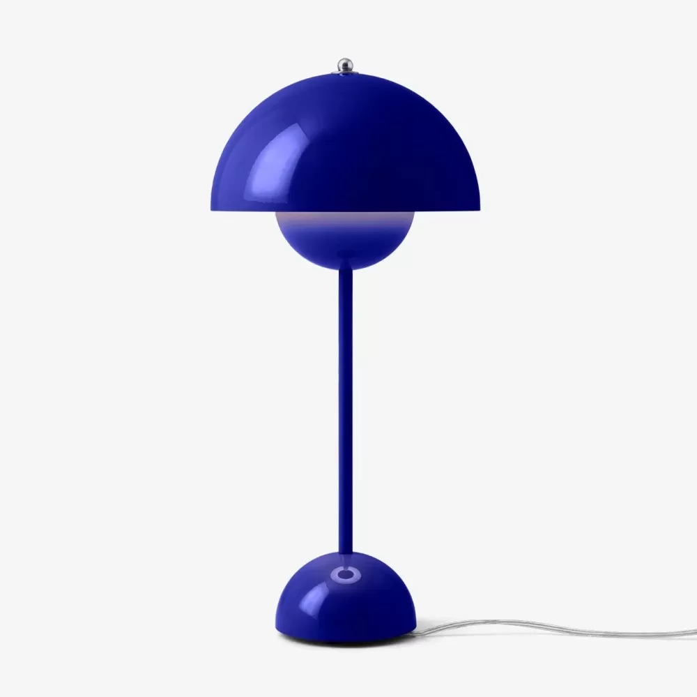 Lampa stołowa Flowerpot VP3 kobaltowy niebieski Andtradition