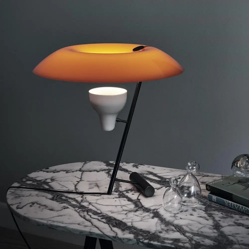 Lampa stołowa Model 548 Ciemny mosiądz - szary Astep