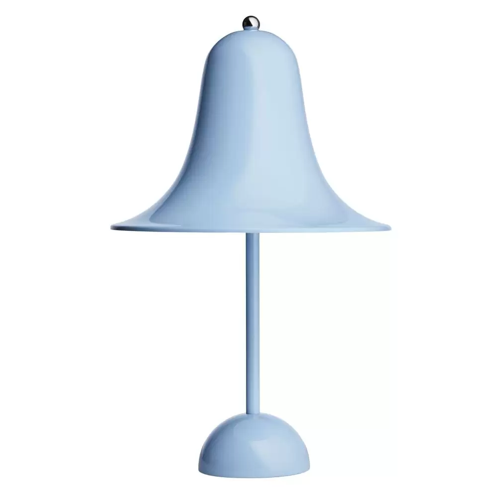Lampa stołowa Pantop połysk jasnoniebieska Verpan
