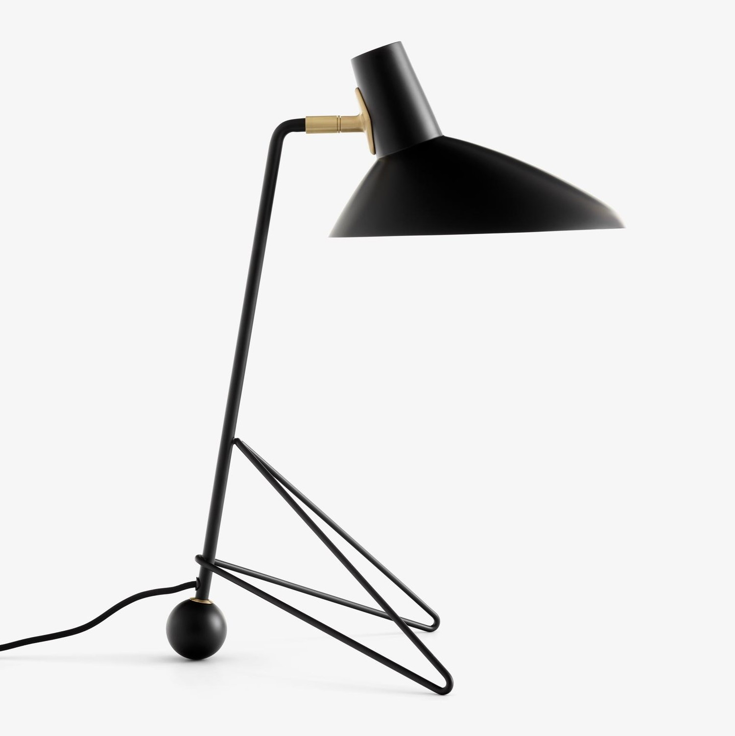 Lampa Stołowa Tripod Czarna Andtradition