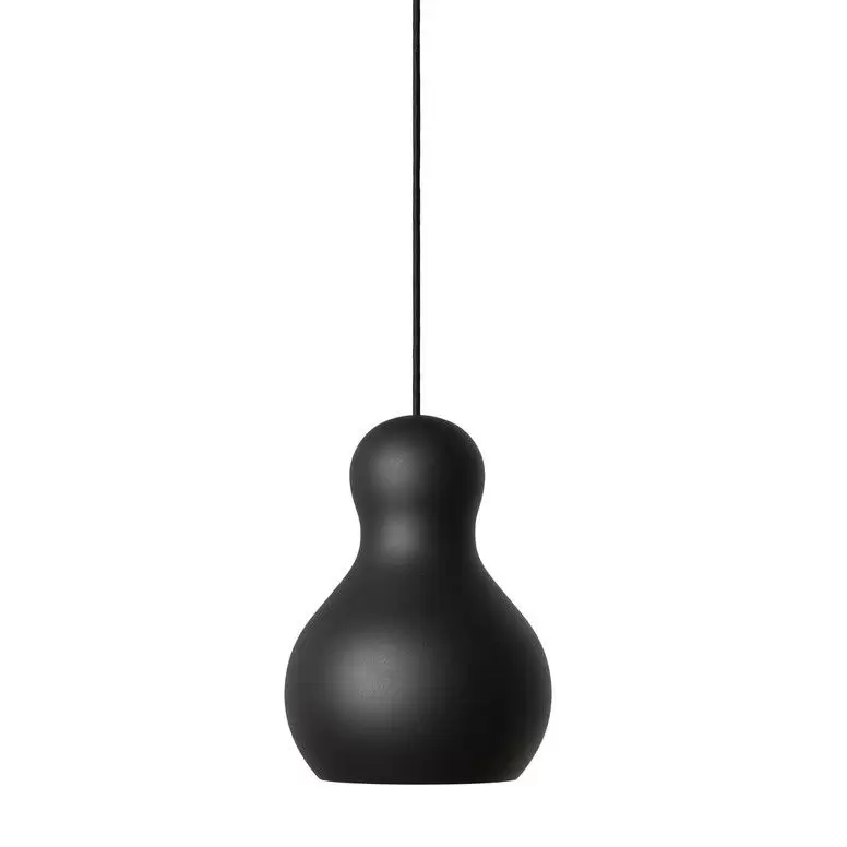 Lampa wisząca Calabash 15.8 cm czarna Fritz Hansen