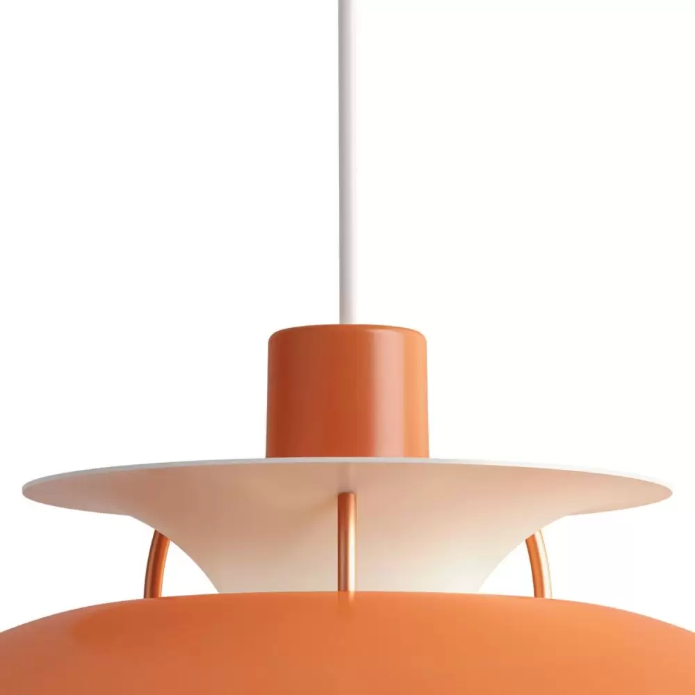 Lampa wisząca PH 5 Mini pomarańczowa Louis Poulsen