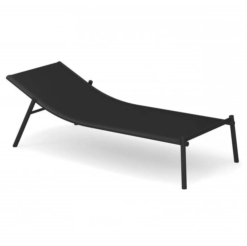 Leżak Ogrodowy Terramare Czarny Emu