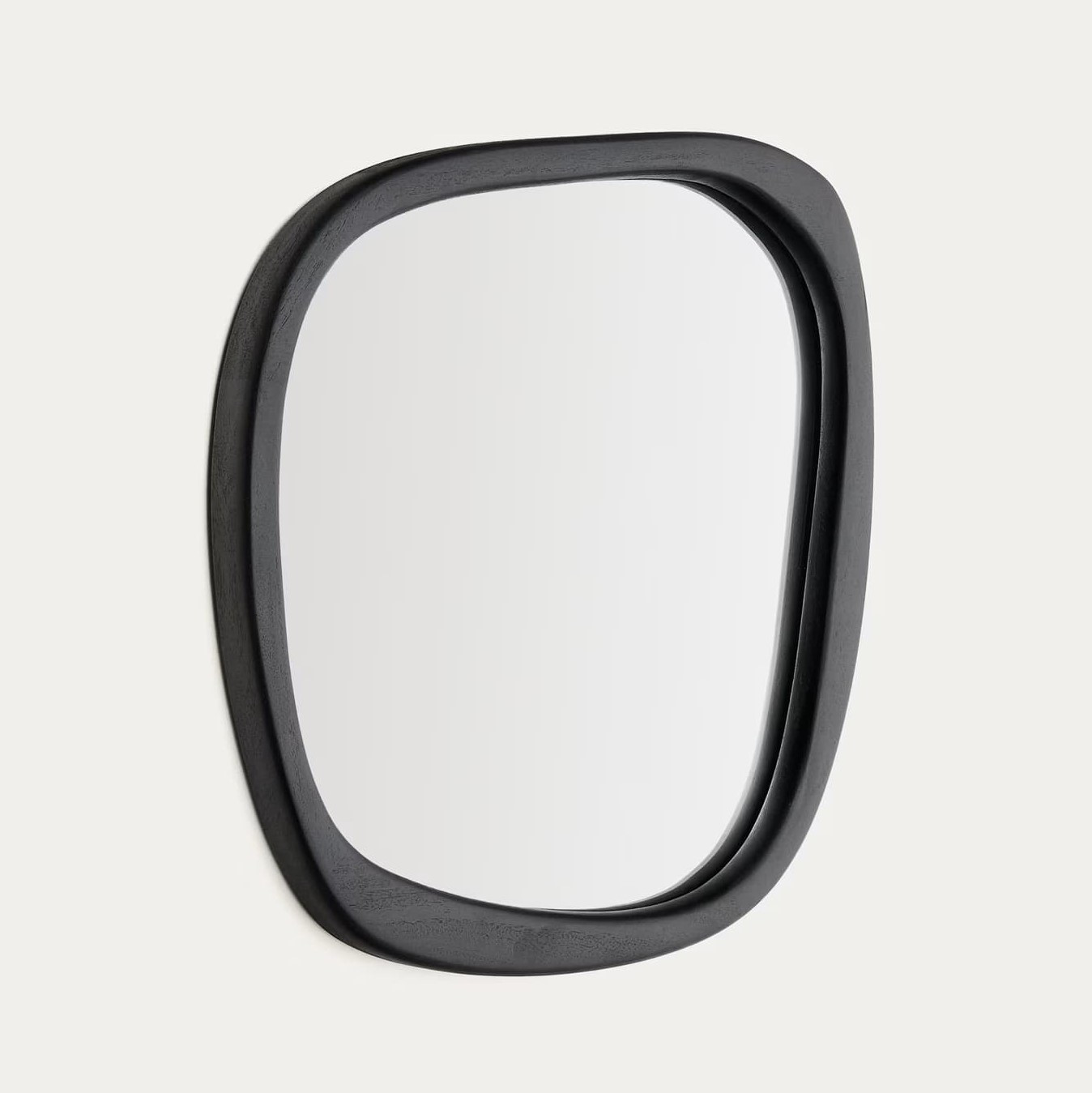 Lustro Ścienne Alura 47 Cm Czarne Kave Home