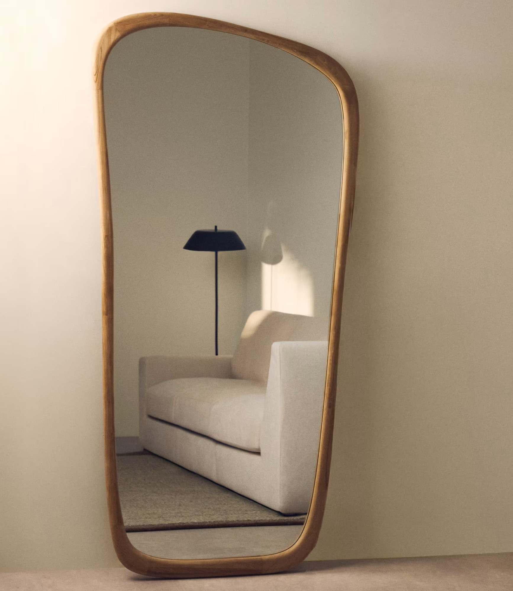 Lustro Ścienne Alura 192 Cm Drewno Teak Kave Home