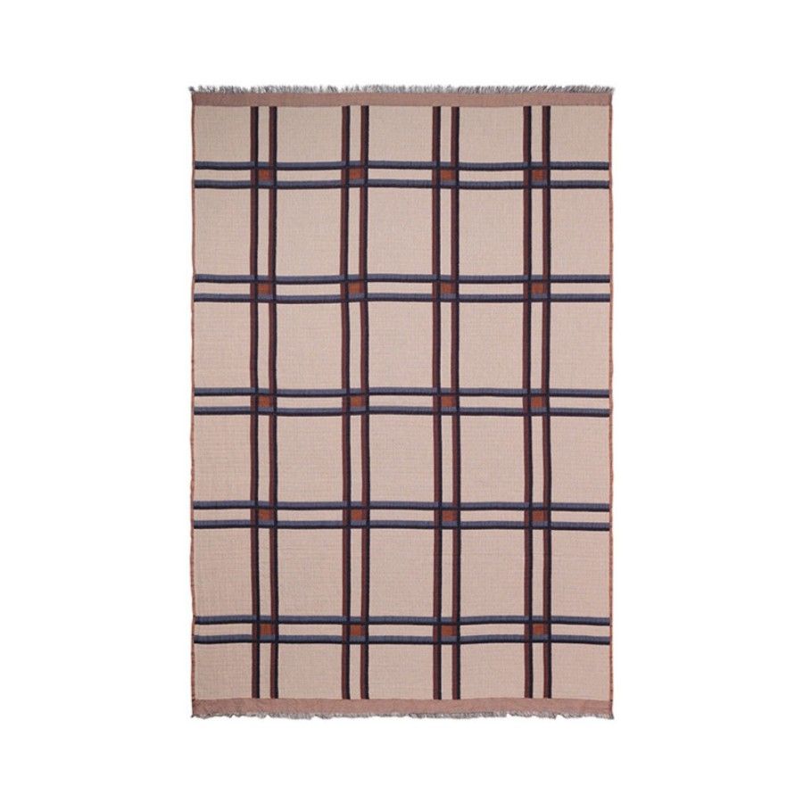 Pled Checked Beżowy Ferm Living