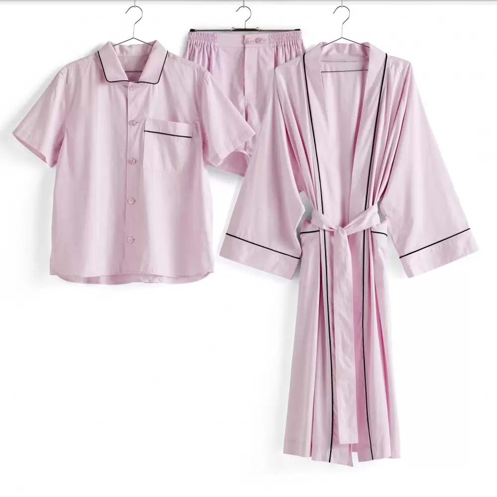 Piżama Outline szorty jasnoróżowe M/L HAY