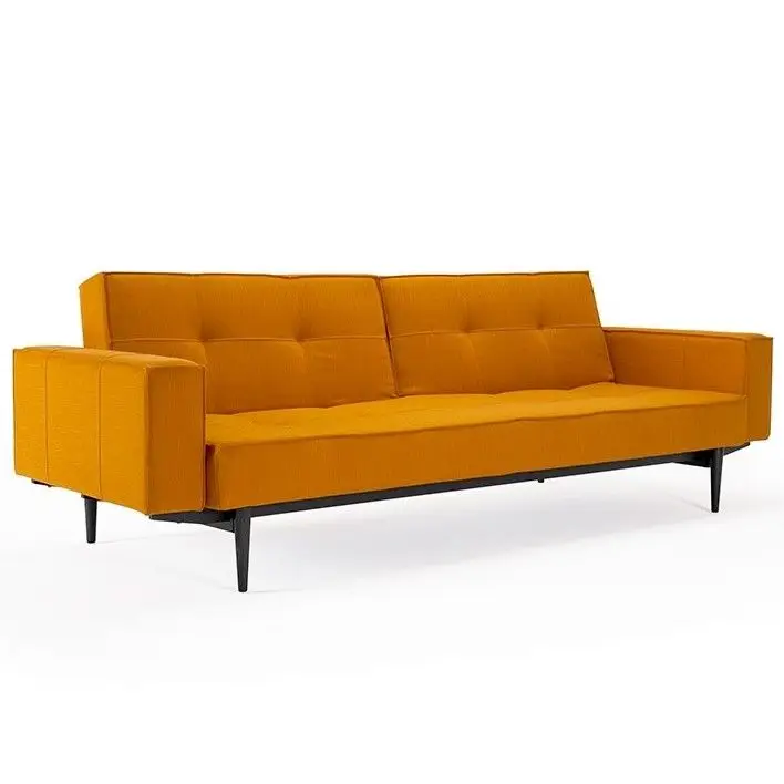 Sofa rozkładana Splitback z podłokietnikami Burned Curry Innovation