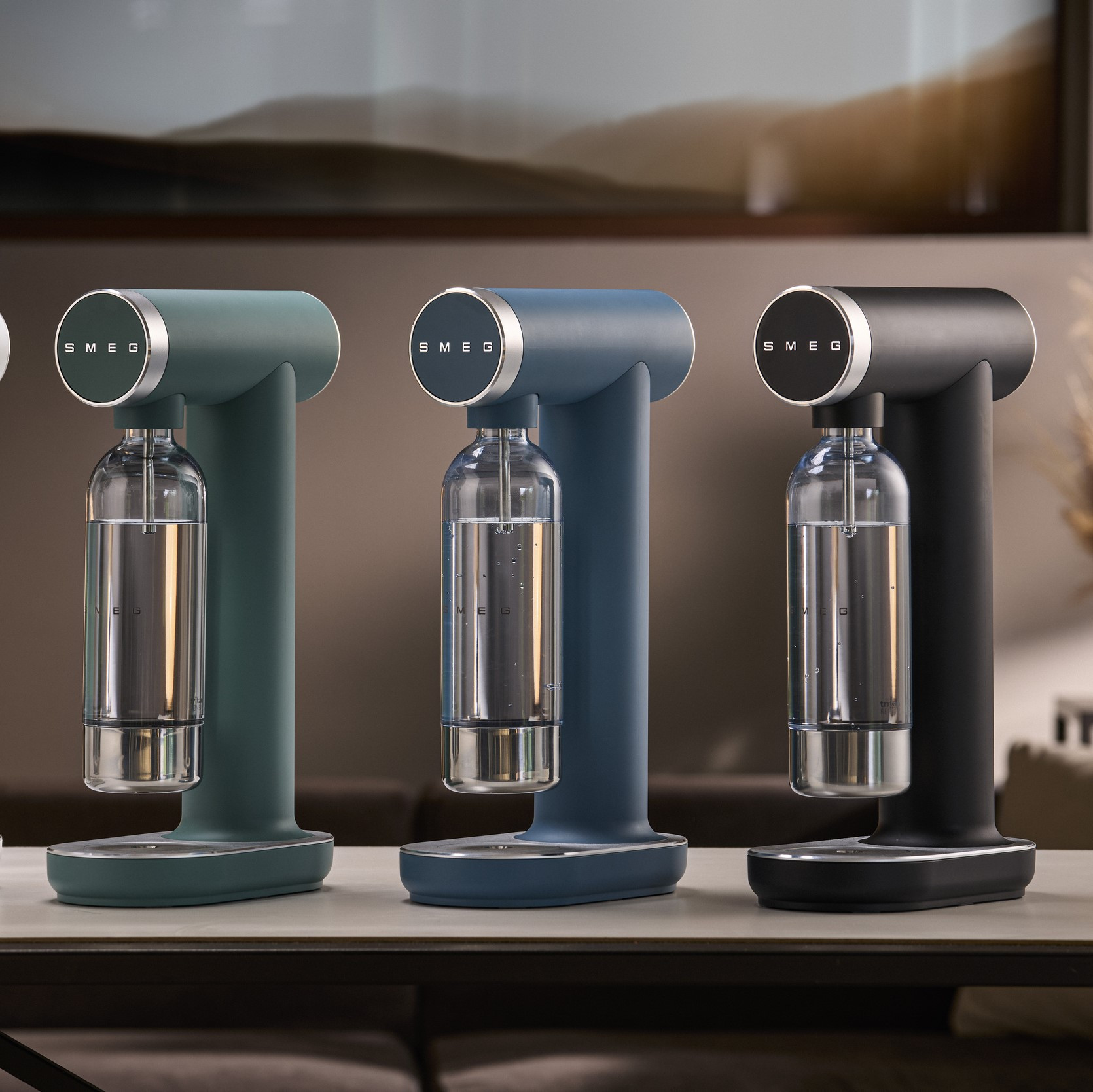 Saturator Do Wody Collezione Szmaragdowy Mat Smeg