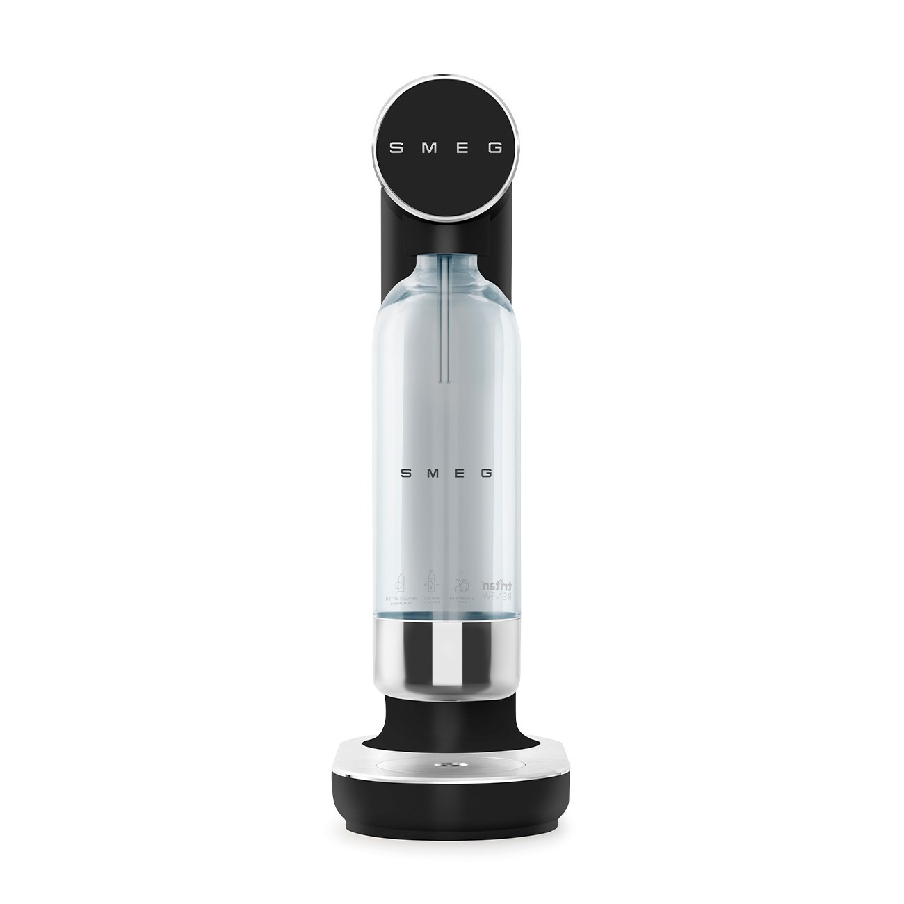 Saturator Do Wody Collezione Czarny Mat Smeg