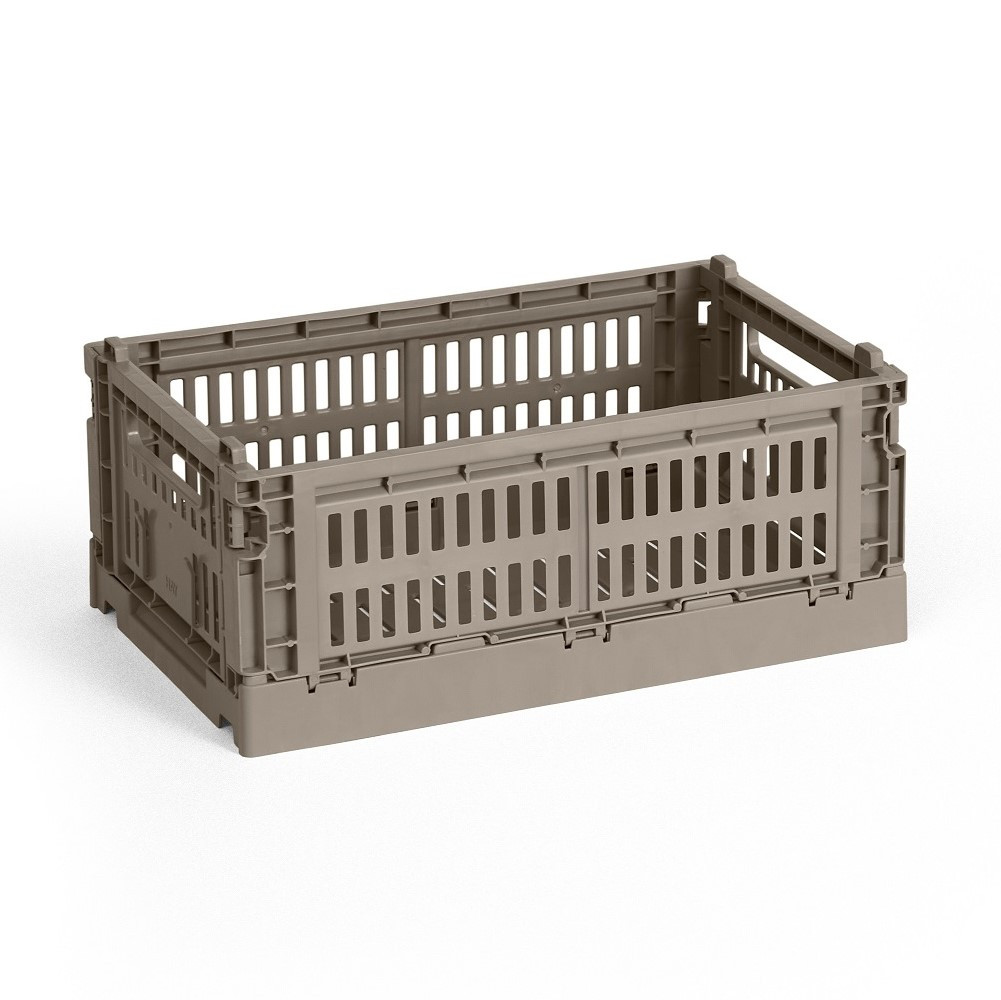 Skrzynka Colour Crate Mała Szaro-Brązowa Hay