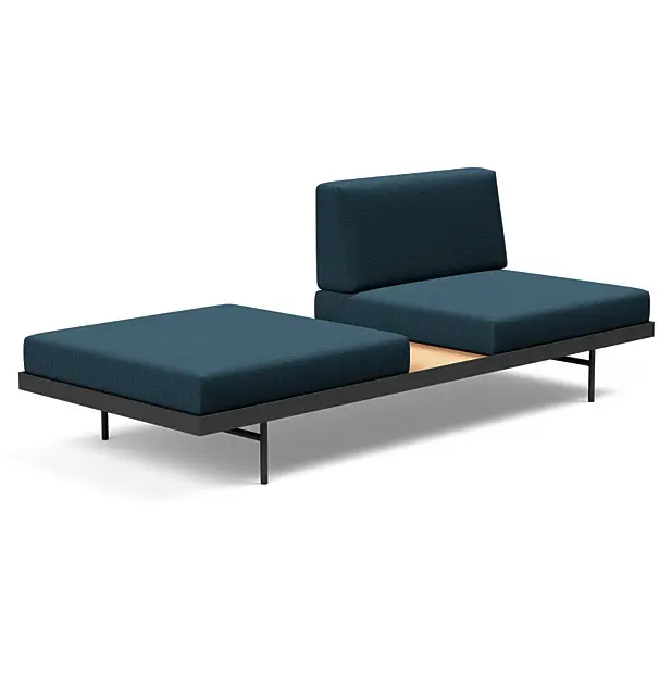 Sofa-leżanka Puri Argus Navy Blue dąb Innovation
